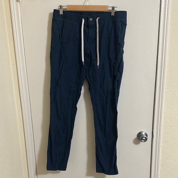 Vuori Mens Ripstop Climber Pants size large Blue Hiking EUC - Picture 1 of 5
